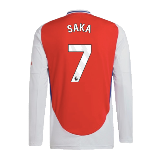Saka 7 Match Worn Style Arsenal Pro Appearance Home Pro Shirt