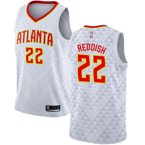 Hawks C. Reddish #22 High-Quality 2024 Icon NBA Swingman Jersey Red