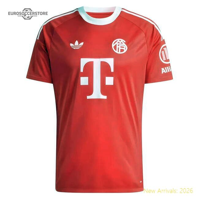 Outstanding 2025-2026 Bayern Munich Third Goalkeeper Shirt (pure Ruby)