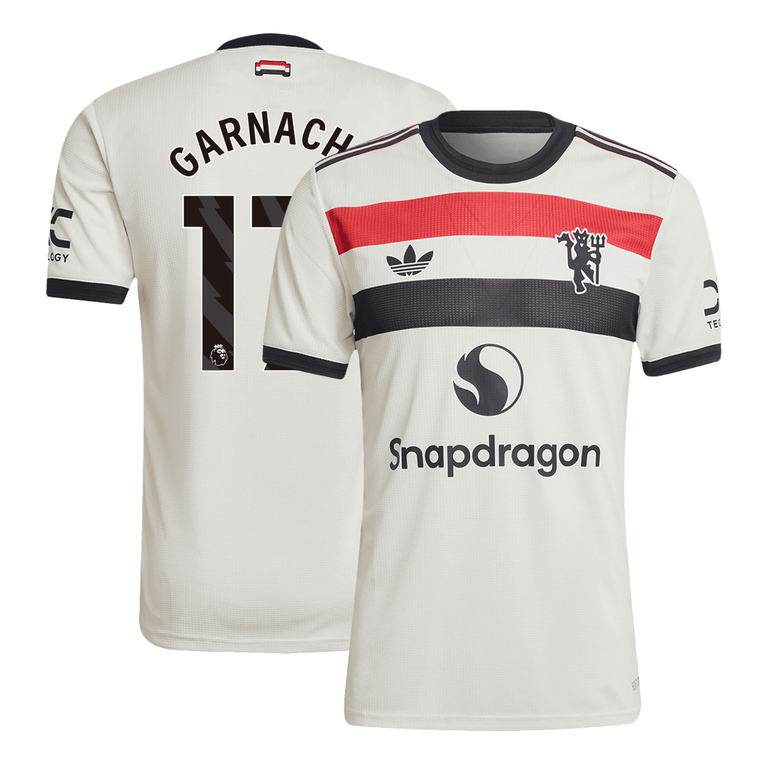 Player Version GARNACHO #17 Manchester United Third Away Soccer Jersey