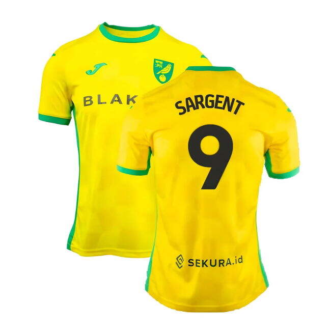 2024-2025 Norwich Home Jersey (Sargent 9)