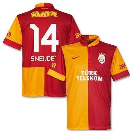 Authentic Galatasaray 201314 Home SNEIJDER 14 Soccer Jersey Soccer