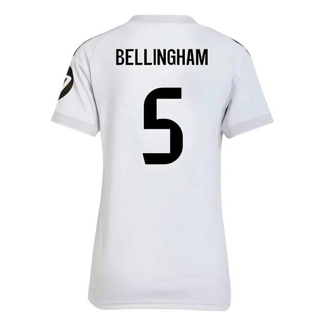 2025-2026 Real Madrid Home Shirt (Womens) (Bellingham 5) - Match Da...