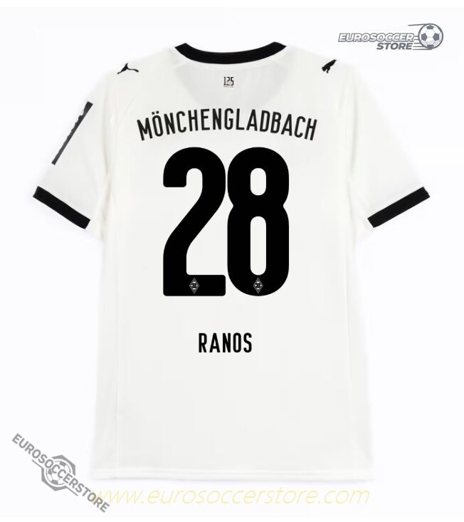 Borussia Monchengladbach 25-26 Season Home RANOS 28 Football Jersey