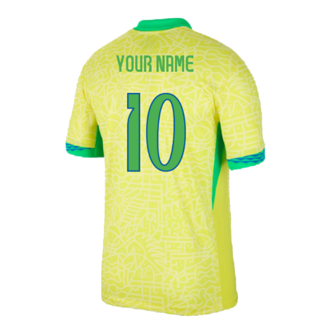2024/25 Campaign Brazilian National Team Home Kit (Personalized)