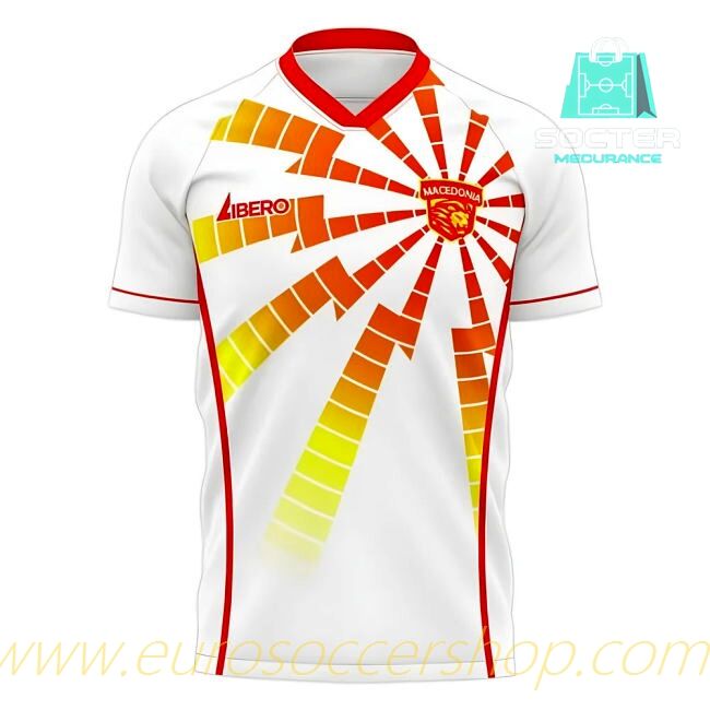 Official 2025-26 Collection Macedonia Away Football Shirt Concept