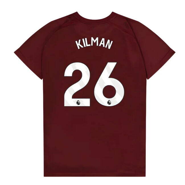 West Ham 2023-26 Home Football Kit Kilman Name & Number L M S Kids
