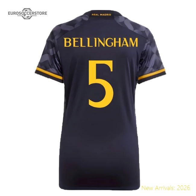 2023-2024 Real Madrid Away Official Jersey Bellingham Advanced Textile