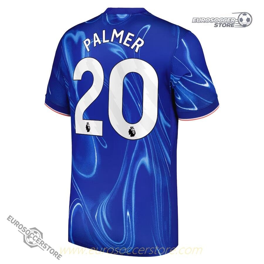 Chelsea 24-25 Home Jersey with Palmer's Name and Number 20