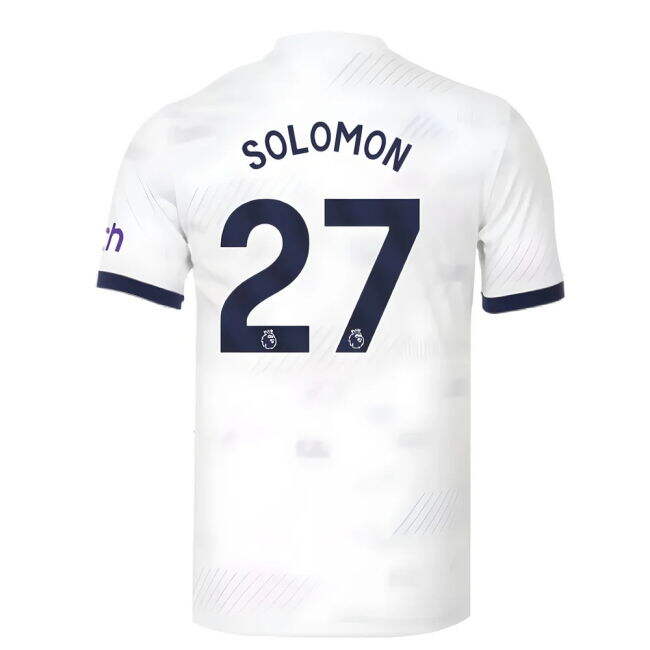 Tottenham 2023-20 Home Football Shirt Solomon (27) L M S