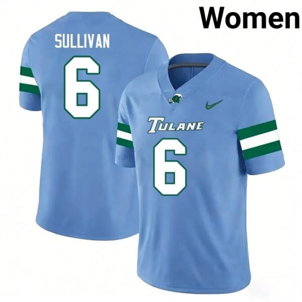 Women NCAA Team #6 Brendan Sullivan Pro Series Jersey - Offensive