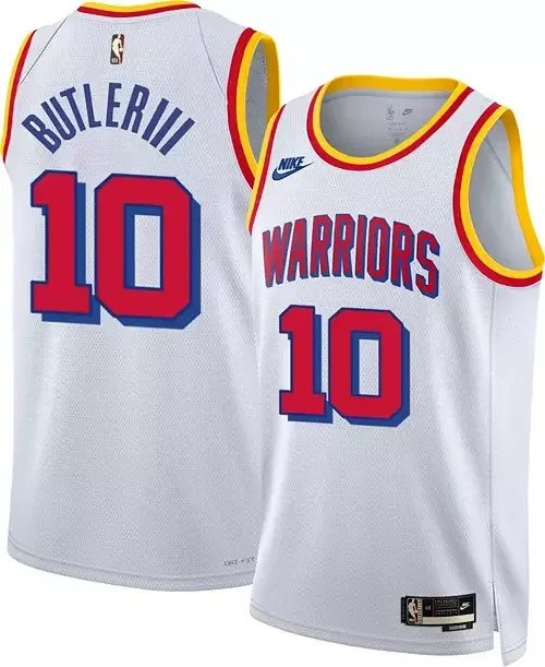 Nike Adult GSW Jersey - top-tier modern - White casual sports
