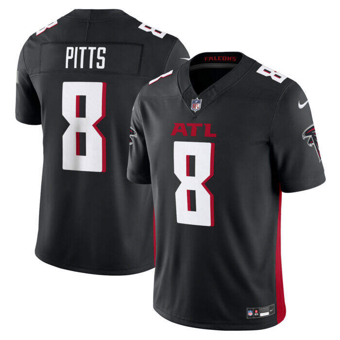 Men's Atlanta Falcons Kyle Pitts Nike Black Vapor F.U.S.E....