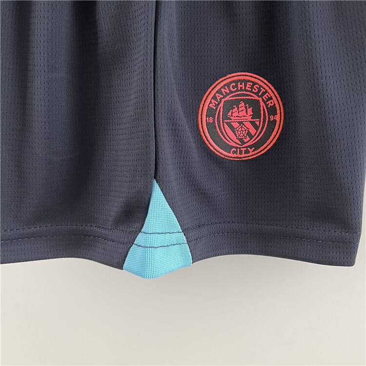 Kids Manchester City 2324 Third Kit ShirtShorts - Official Replica