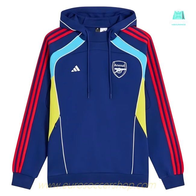 2025-2026 Arsenal UBP Doubleknit Hoody (Victory Blue)
