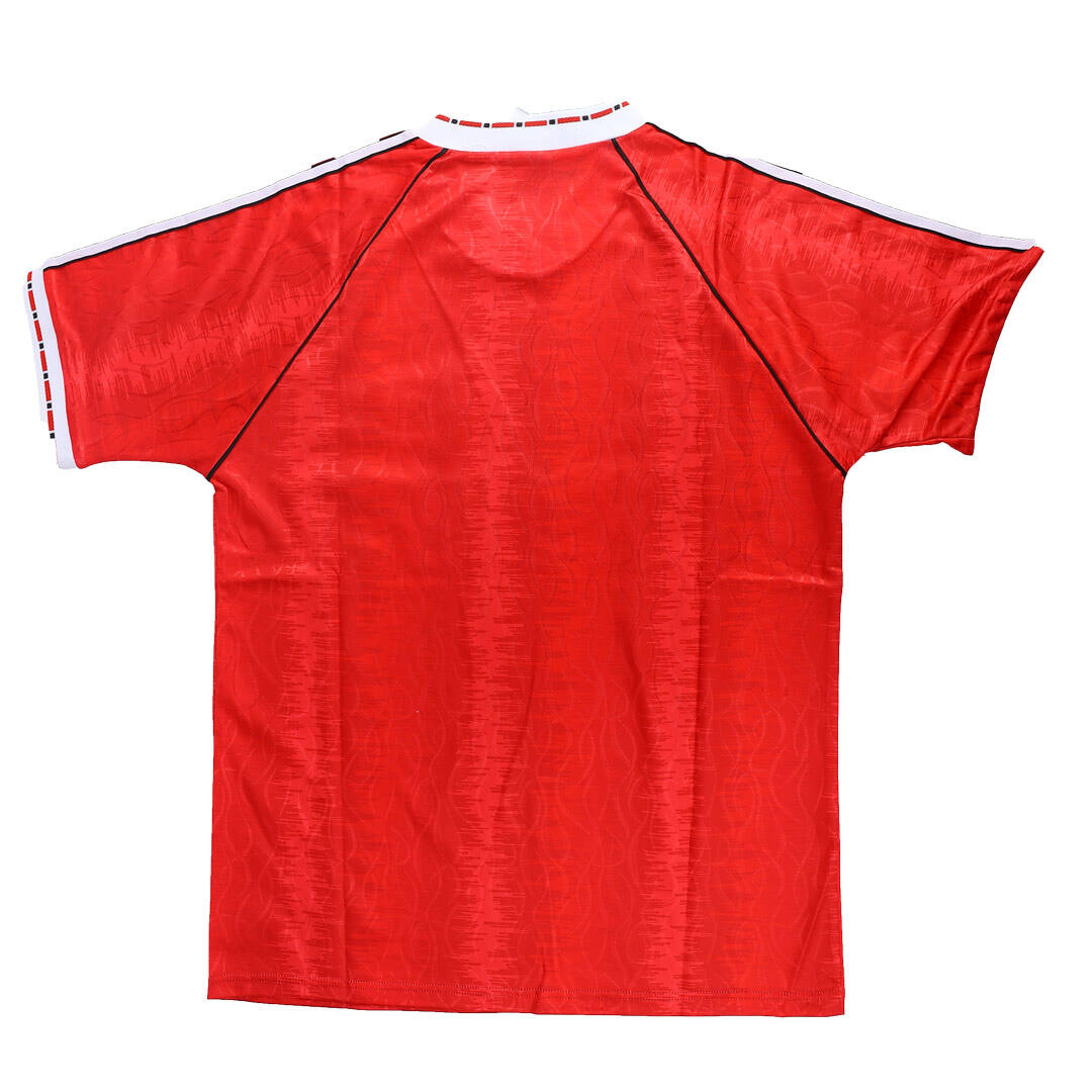 90-92 MANCHESTER UNITED HOME RED RETRO SOCCER JERSEY SHIRT - Official