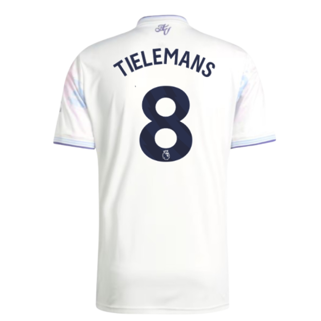 Authentic Design Football Aston Villa Third Shirt Tielemans #8 New...
