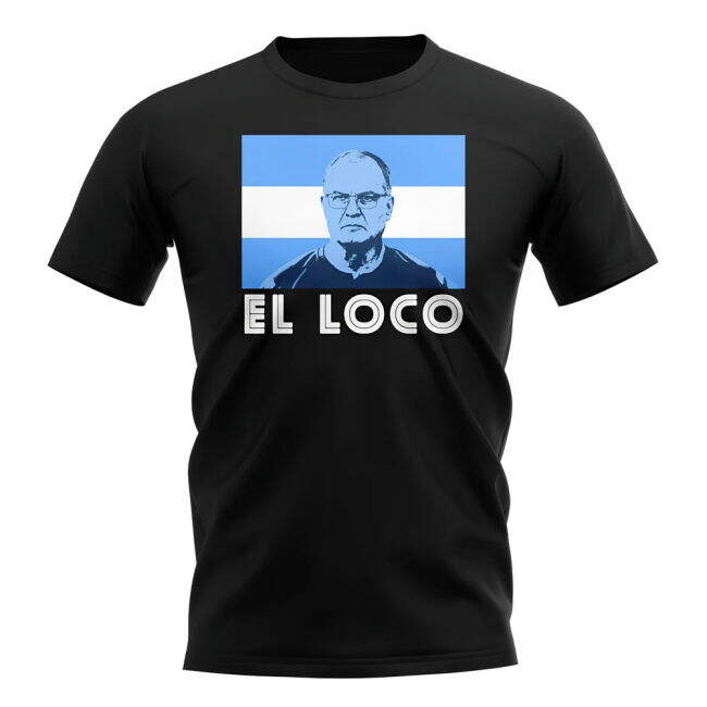 Tournament-Edition Marcelo Bielsa El Loco T-Shirt (Black)