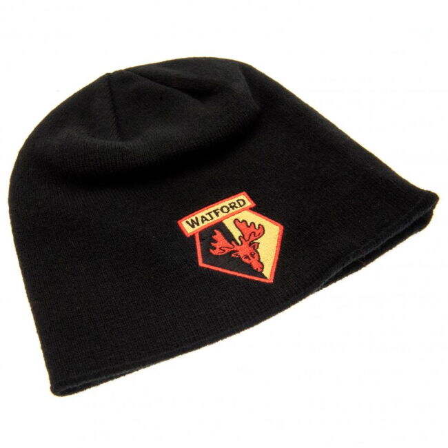 Watford FC Black Beanie (Fan Favorite)