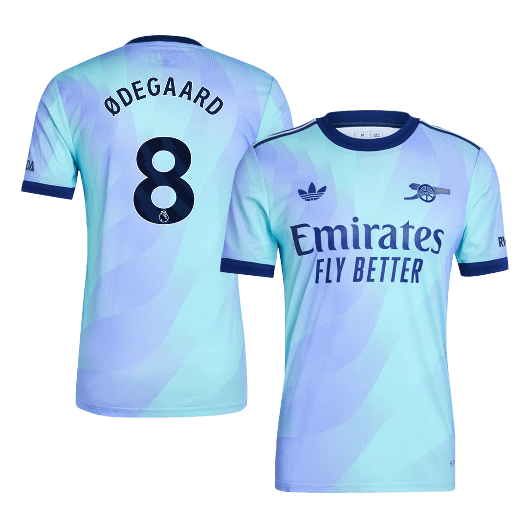 Player Version ?DEGAARD #8 Arsenal Third Away Soccer Jersey 2024/25Aut