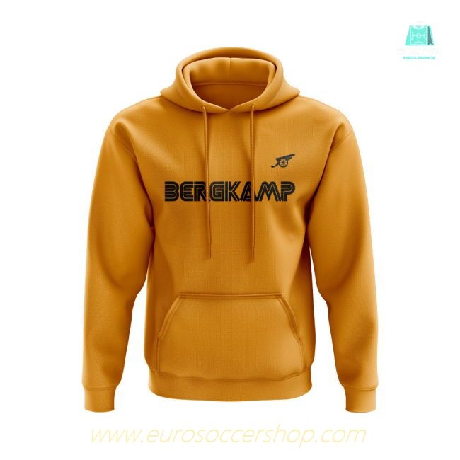 Arsenal 2001-02 Bergkamp Hoody (Gold)