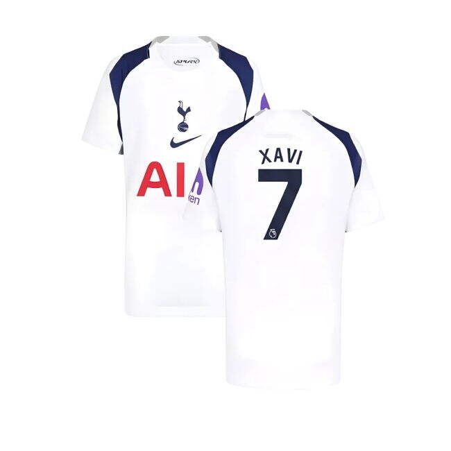 vintage 2025-2026 Tottenham Hotspur Home Shirt (Kids) (Xavi 7)