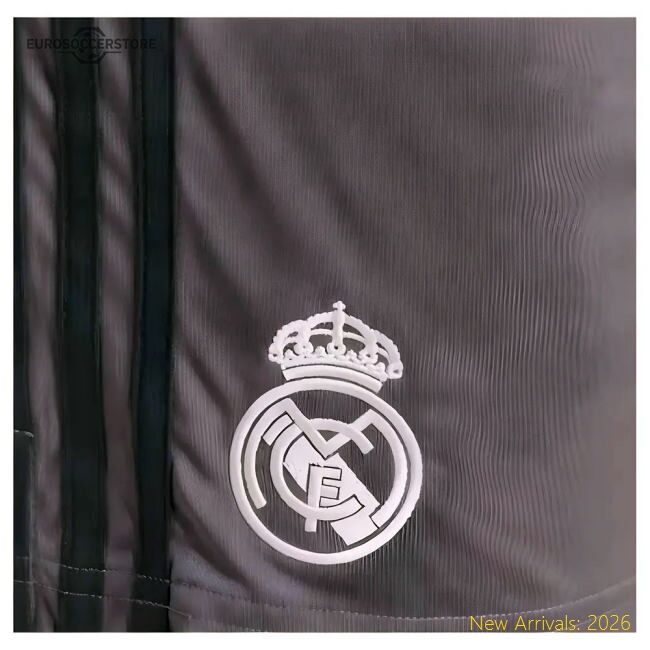 Outstanding 2024-2025 Real Madrid Third Shorts (charcoal)