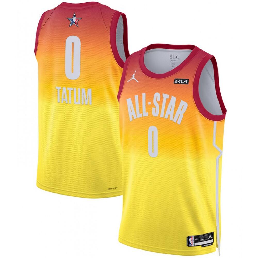 Official Jayson Tatum0 Orange Jersey - Must-Have Jersey