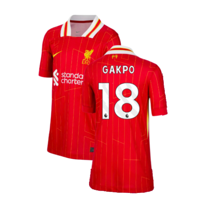 Liverpool Original 2024-2025 Liverpool Home Shirt (Kids Size) (Gakp...