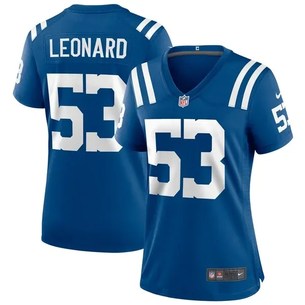 None Shaquille Leonard Game Jersey - Royal | NFL Player Jersey