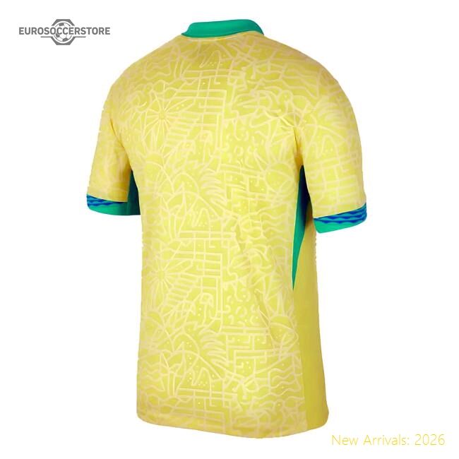 Football Brazil Durable Jersey (2024-2025) Fit Trendy Classic