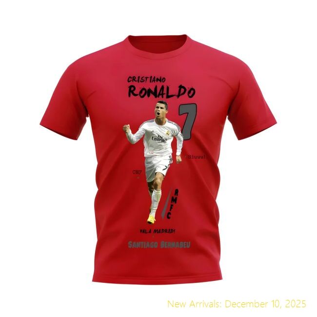 Ronaldo Real Madrid T-shirt - Official Edition - Premium Replica