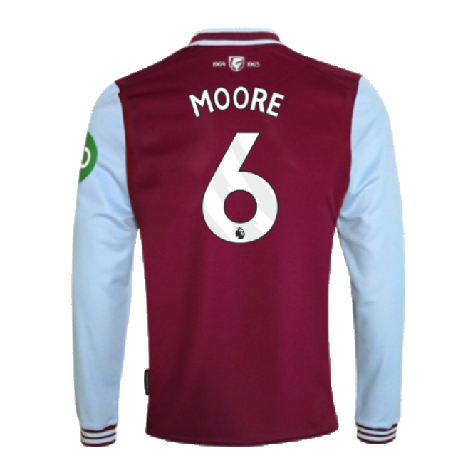 2024-2025 Home Shirt by West Ham Long Sleeve (Junior