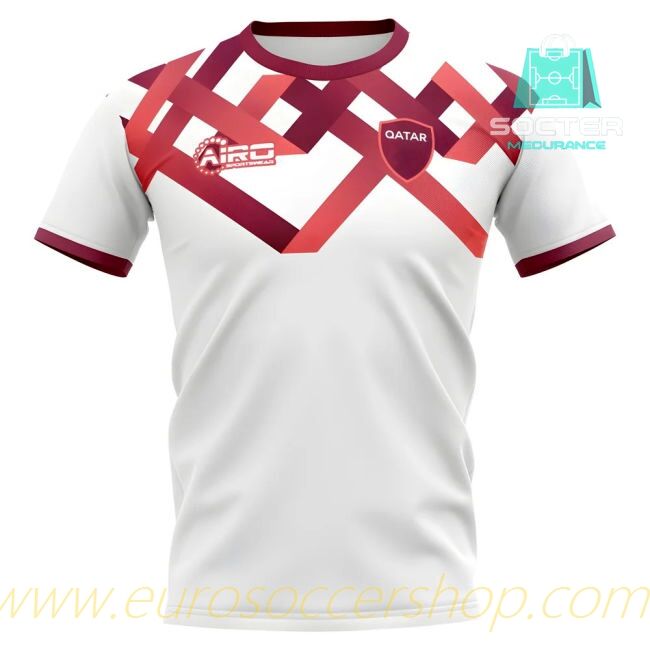 2025-26 Collection Qatar Third Football Shirt Concept