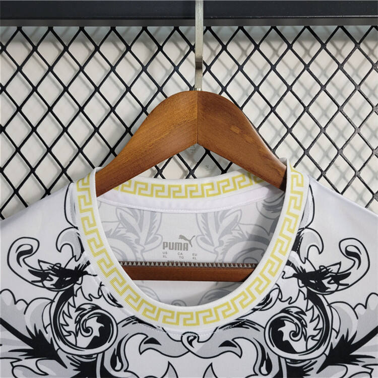 Professional Official Quick Dry Italy X Versace White Shirt
