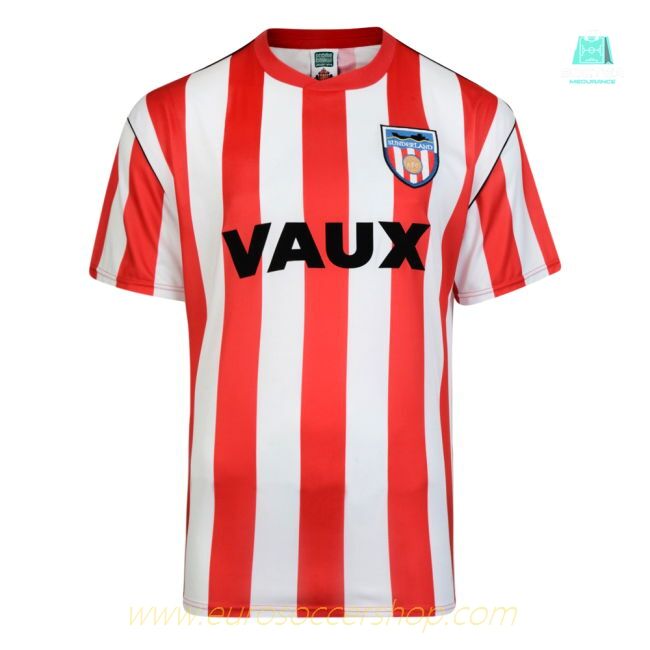 Score Draw Sunderland 1990 Retro Football Shirt (Quinn 9)