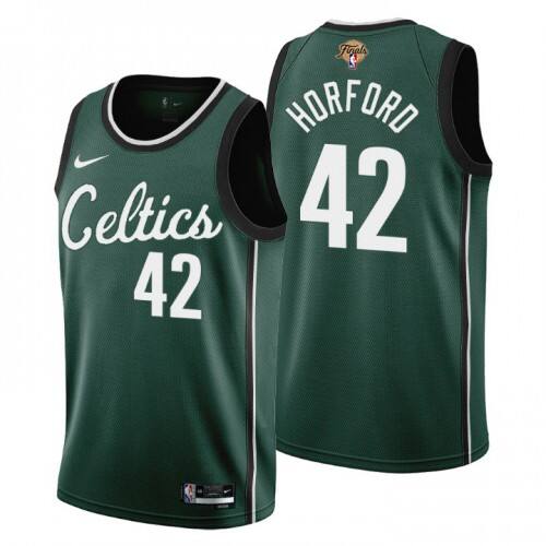 Elite BOS #42 Al H. 2022 Finals NBA City Jersey Green -