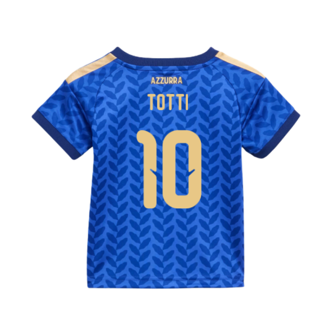 Italy International Team Supporter Kit - Baby Version (Totti 10)