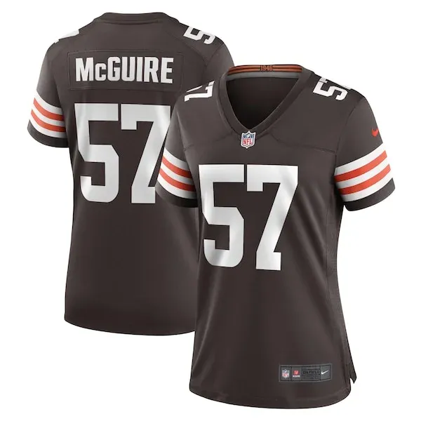 Performance None Game Jersey - Premium Brown NFL Fan Jersey | Game ...