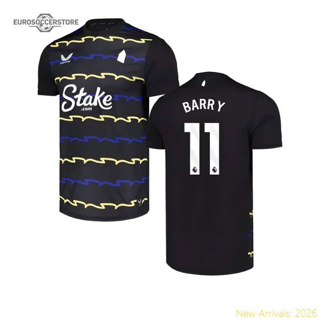 Authentic 2025-2026 Everton Third Shirt (barry 11) - Premium Quality