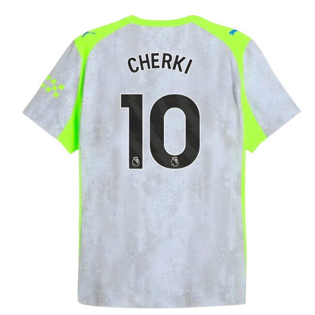 2025-2026 Man City Authentic Third Shirt (Cherki 10)