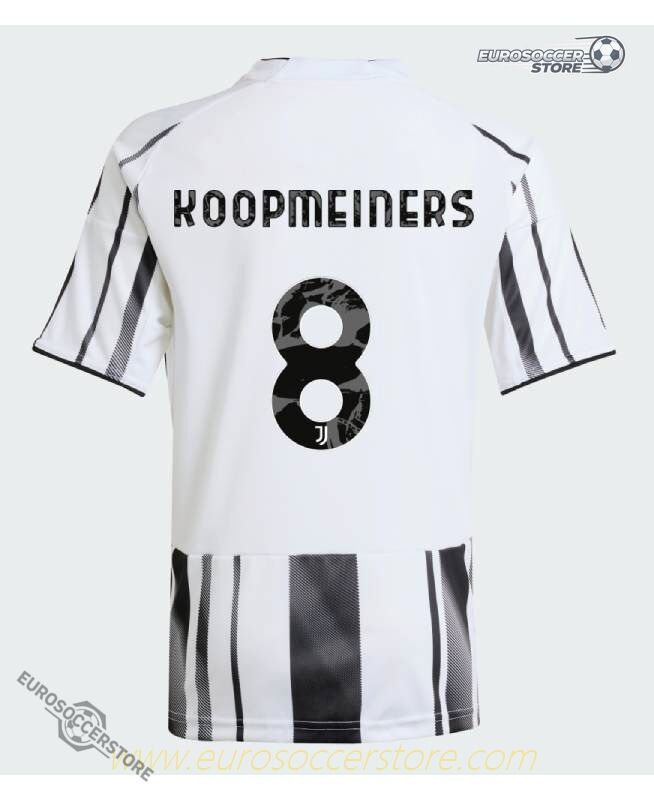 Juventus 25-26 Season Home Jersey Featuring KOOPMEINERS #8