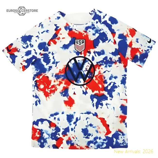 Usa Prematch 20222023 Training Elite Shirt Drifit Breathable