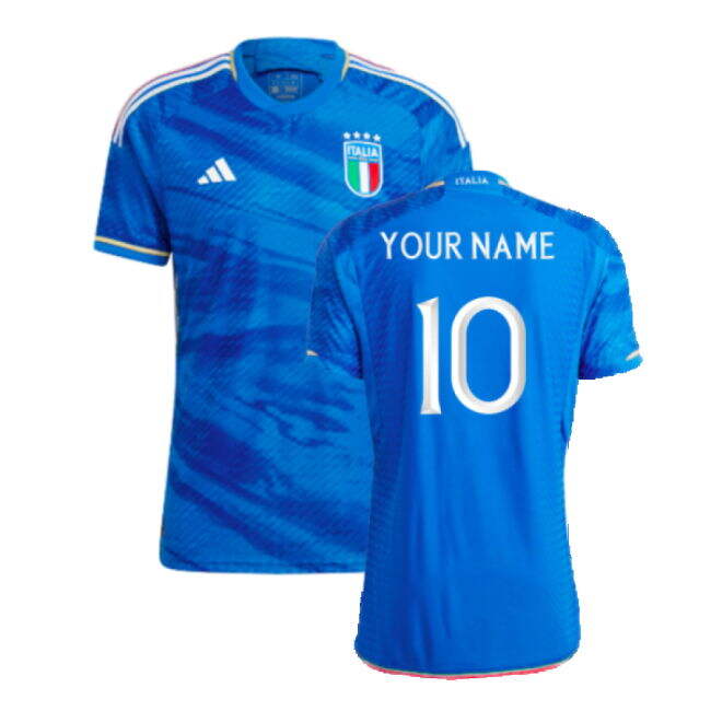2023-2024 Italy Authentic Home Shirt (Your Name) Performance
