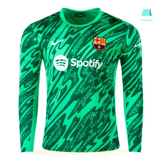 2024-2025 Barcelona Home Goalkeeper Shirt (Green)