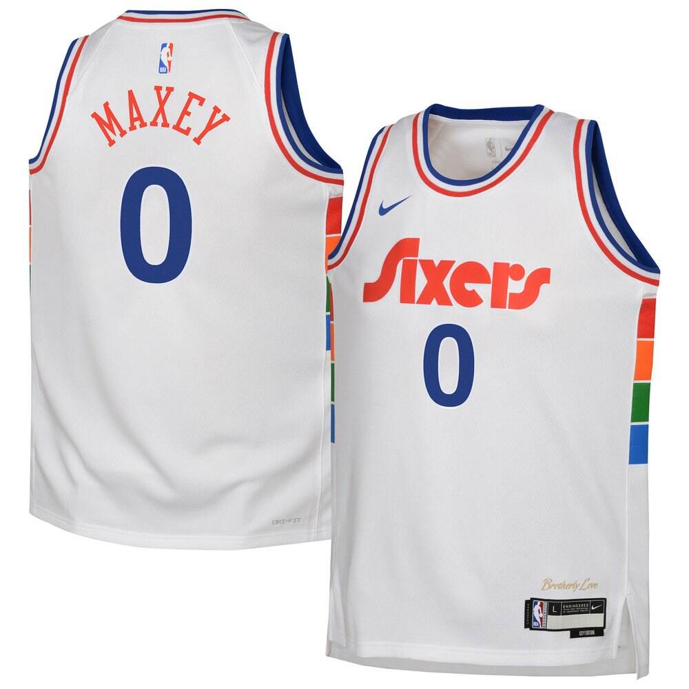 Elite Philadelphia 76ers White Jersey - City Edition - NBA Collection