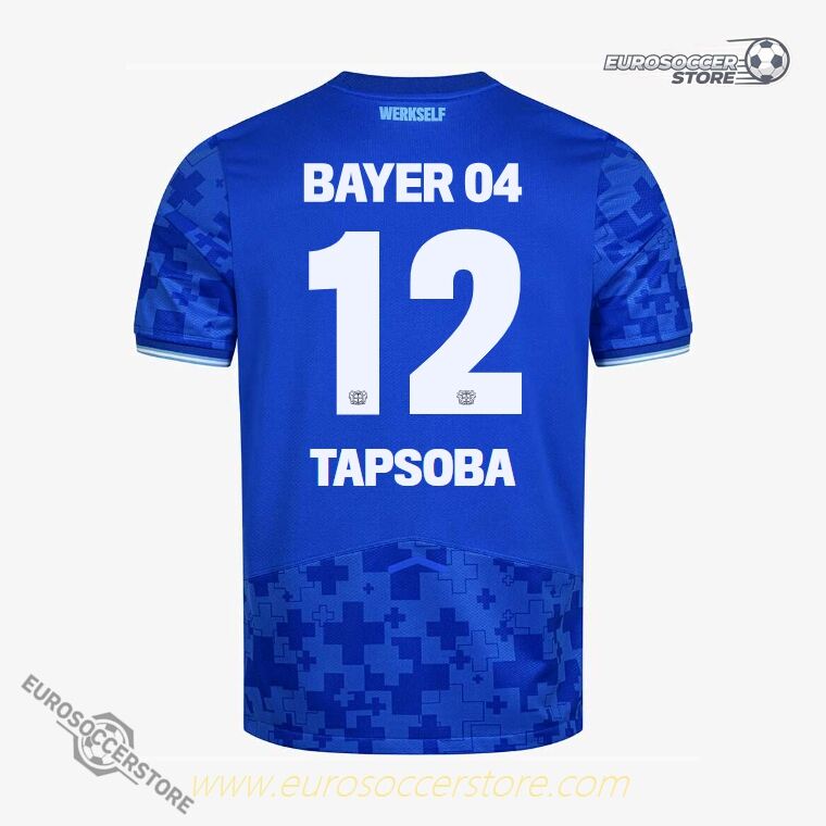 Bayer 04 Leverkusen TAPSOBA 12 Third Football Jersey 2025-2026 Season