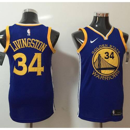 Golden State Warriors Shaun #34 Game-Ready Replica Jersey Urban Style