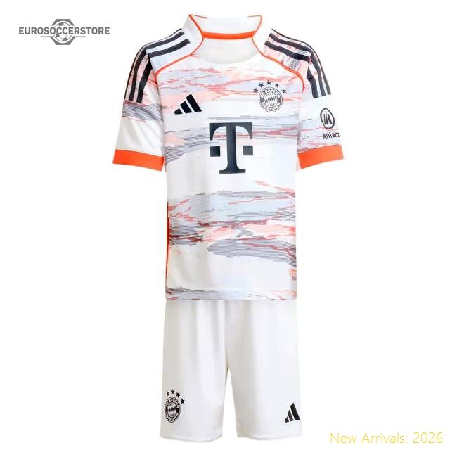 Premium-grade 2025-2026 Bayern Munich Away Mini Kit (luis Diaz 14)