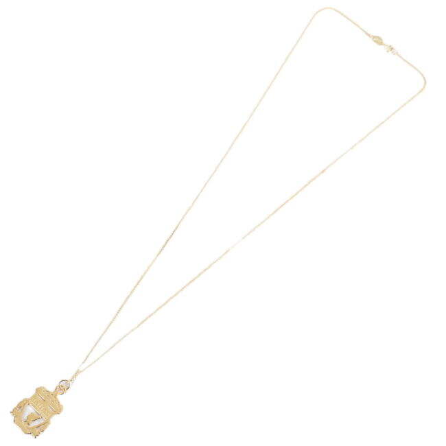 Fashionable Liverpool Liverpool FC 18ct Gold Plated on Silver Crest...